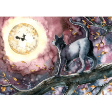 Original Painting - Fox in a Misty Forest